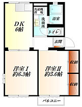 埼玉県鴻巣市筑波１丁目1-9（賃貸アパート2DK・2階・42.00㎡） その2