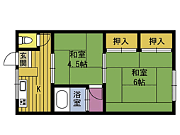 🉐敷金礼金0円！🉐松葉アパート西棟