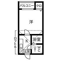 愛知県名古屋市北区杉村１丁目（賃貸アパート1K・1階・19.46㎡） その2