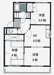 間取図画像 3DK