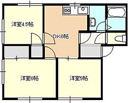 コーポオーシャン 201 ｜ 岡山県岡山市中区湊（賃貸アパート3DK・2階・48.40㎡） その2