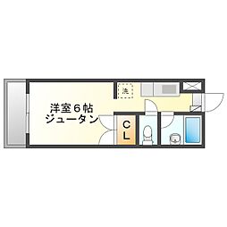 エクセレントN.A 1Kの間取図画像