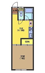 間取図画像 1DK