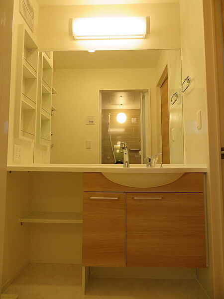 画像18:洗面室には三面鏡のシャワードレッサーを搭載。