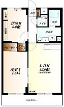 デュオサクライ 　WiFi対応  ｜ 埼玉県熊谷市上之1829-1（賃貸マンション2LDK・2階・56.70㎡） その2