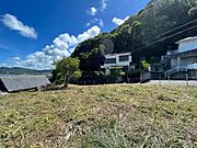 本地から山側を見た景色
