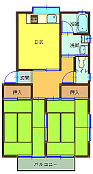 間取図画像 2DK