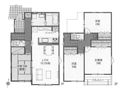 物件画像 新築　小田原市曽我谷津　１号棟