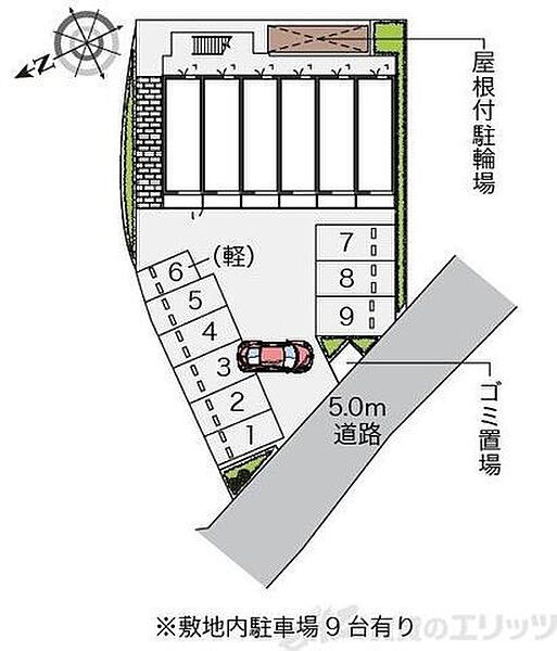 レオパレスドリームハイツ氷室 101｜大阪府高槻市氷室町１丁目(賃貸マンション1K・1階・22.35㎡)の写真 その13