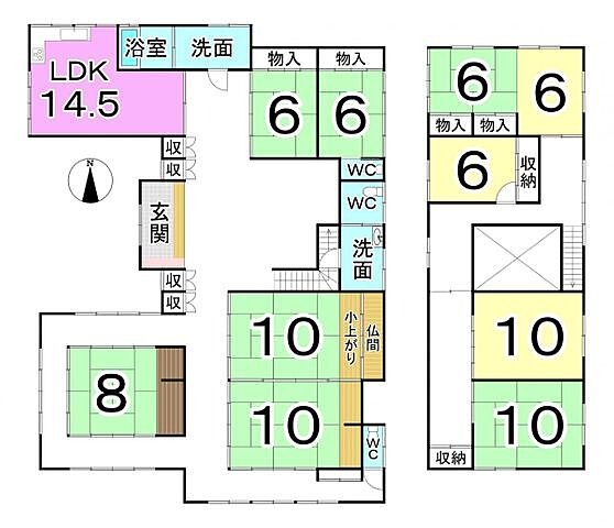 間取り 越前市粟田部町