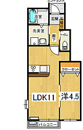 クーネルI号館 A棟 1階/102号室