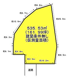 物件画像 岸和田市岡山町　売土地　建築条件無し　土地約１６１坪