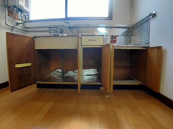 画像21:キッチン下の収納です！！フライパンや鍋もしまえますね