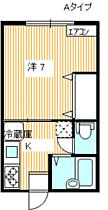 サンフラワーB棟 110 ｜ 山口県下関市一の宮町4丁目（賃貸アパート1K・1階・23.18㎡） その2