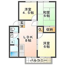 ハイツ奥山　Ａ・Ｂ A102 ｜ 三重県津市押加部町（賃貸アパート3LDK・1階・51.80㎡） その2