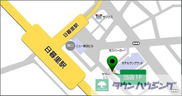 東京都足立区本木南町 賃貸マンション 1階 地図