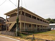 暖かみのある明るい外観