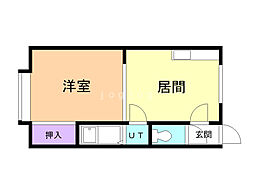 間取図画像 1DK
