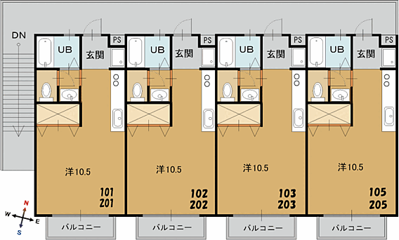 シャレー白糸_間取り_0