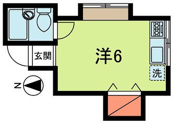 東京都杉並区和泉１丁目(賃貸アパート1R・2階・15.67㎡)の写真 その2