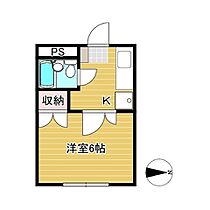 カレント弥生2 0301 ｜ 岡山県津山市沼（賃貸アパート1DK・3階・20.54㎡） その2