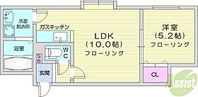 エル・ドラード  ｜ 北海道札幌市東区北五十条東2丁目（賃貸アパート1LDK・1階・31.79㎡） その2