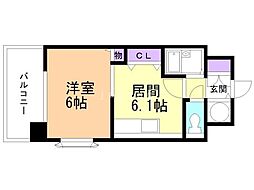 間取図画像 1DK