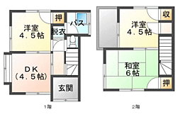 野川　井上住宅　３ＤＫ 3号