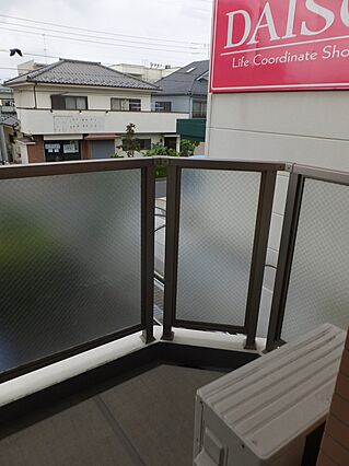 北側バルコニー