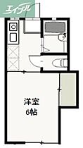 岡山県岡山市北区今7丁目（賃貸アパート1K・2階・20.28㎡） その2