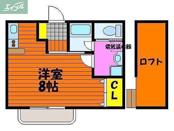 ルービン富町 ｜岡山県岡山市北区富町2丁目(賃貸マンション1R・1階・25.70㎡)の写真 その2