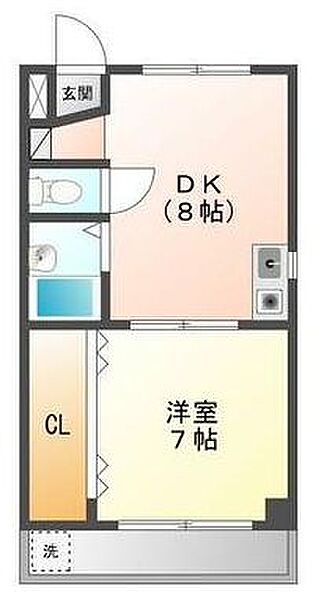 香川県高松市瀬戸内町(賃貸マンション1DK・3階・32.00㎡)の写真 その4