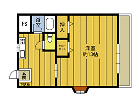 ハイムオーツ 302 ｜ 大分県大分市大津町１丁目（賃貸アパート1K・3階・25.00㎡） その2