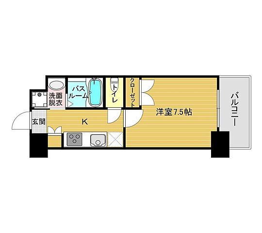 ホームズ Orient Bld No 122 1k Aタイプ 角部屋 小窓なし 1k 賃料5 1万円 2階 23 賃貸マンション住宅情報