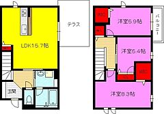 物件の間取り