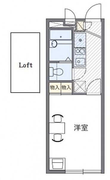 レオパレスグレイスII ｜大阪府寝屋川市東神田町(賃貸アパート1K・1階・19.87㎡)の写真 その2