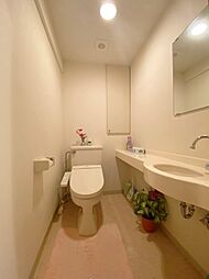 [その他] トイレは手洗い器別のデザインです。便器・座面の交換等、ご相談ください。