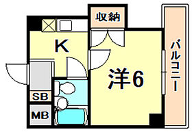 兵庫県神戸市中央区相生町４丁目（賃貸マンション1K・4階・20.05㎡） その2