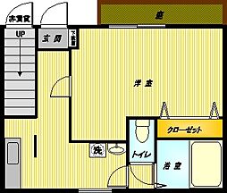 ハイツシーダー2 1Kの間取図画像