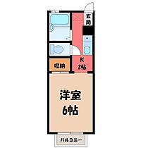 コーポ幸町  ｜ 茨城県古河市幸町（賃貸アパート1K・1階・19.83㎡） その2