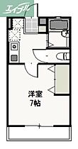 岡山県岡山市北区下中野（賃貸アパート1K・1階・23.18㎡） その2