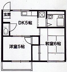 間取図画像 2DK