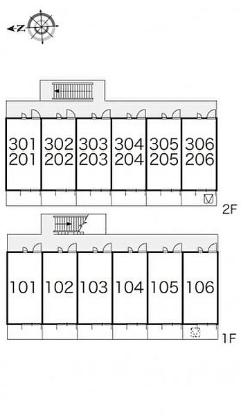 レオパレスソフィア 202｜大阪府羽曳野市島泉8丁目(賃貸マンション1K・2階・20.28㎡)の写真 その4