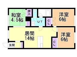間取図画像 3LDK