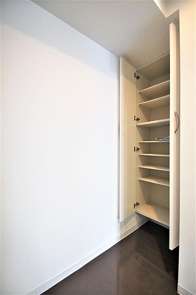 画像20:玄関には高さ調整可能なシューズボックスがあります。