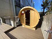 現在のオーナー様が新設したサウナ。西熱海でととのえます。