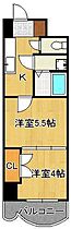 ロイヤルマジェスティ  ｜ 福岡県北九州市小倉北区三萩野2丁目（賃貸マンション2K・14階・28.47㎡） その2