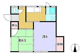 大みか町北見住宅  ｜ 茨城県日立市大みか町３丁目（賃貸一戸建2K・--・31.40㎡） その2