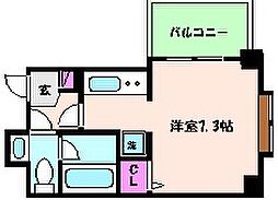 ワコーレVITA深江本町 ワンルームの間取図画像
