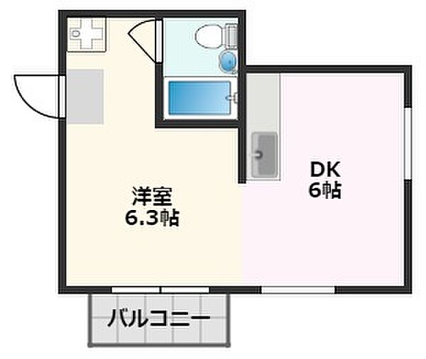 レナジア摂津 101｜大阪府摂津市三島3丁目(賃貸マンション1DK・1階・22.00㎡)の写真 その2